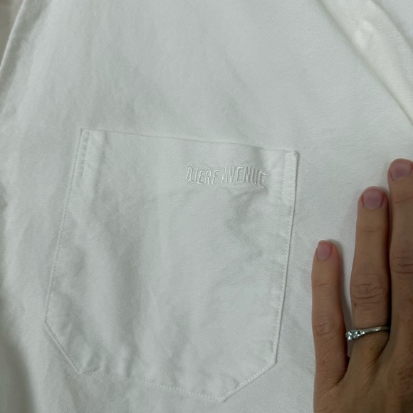 Djerf Avenue White Button Up - Picture 6 of 10